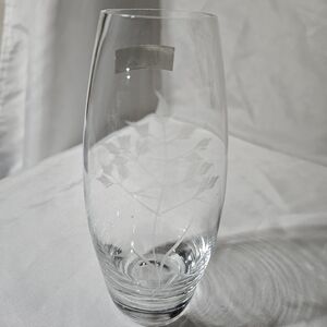 Vintage Etched Vase Hand Blown By Toscany